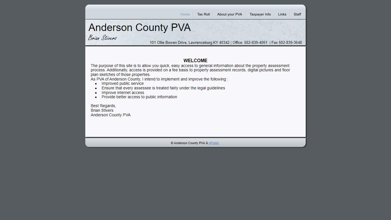 Anderson County PVA - Schneider Geospatial